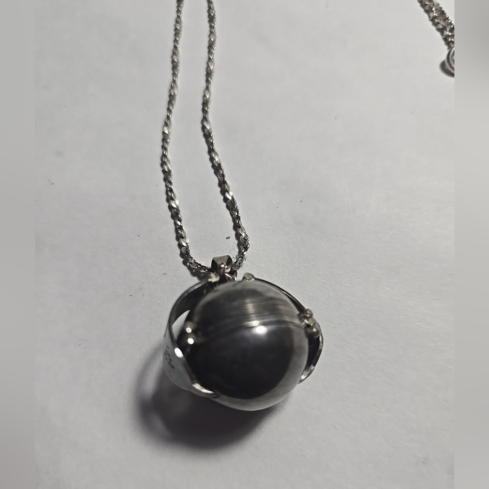 Rare Vintage Maskit Silver 925 Pendant Necklace from Italy photo album Locket